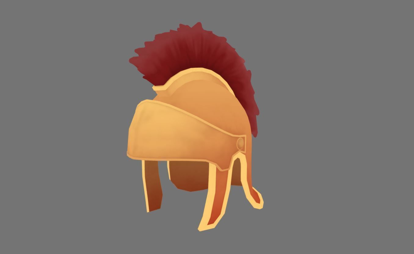 Roman Helmet  3D model_15