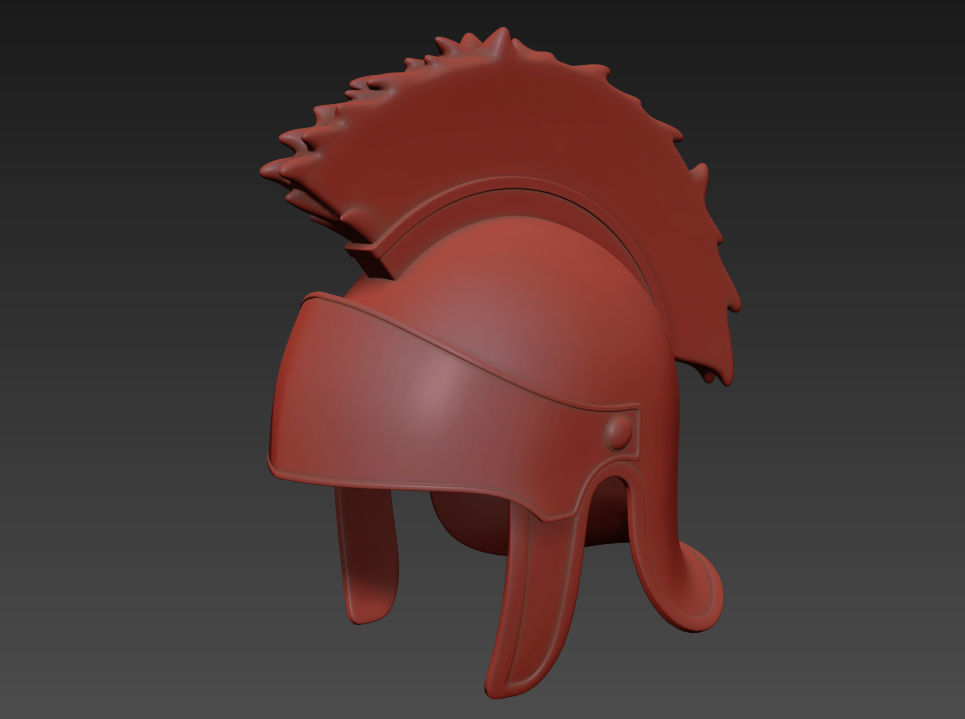 Roman Helmet  3D model_12
