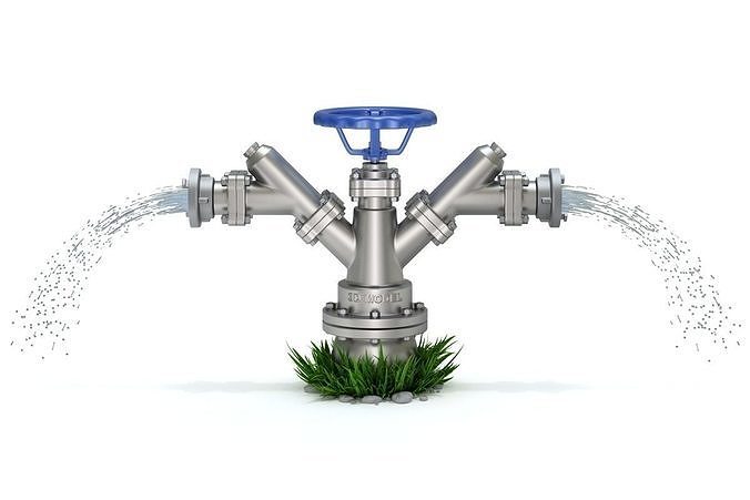 Hydrant water spigot 3D model