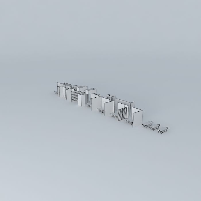 130 building Free 3D model_4