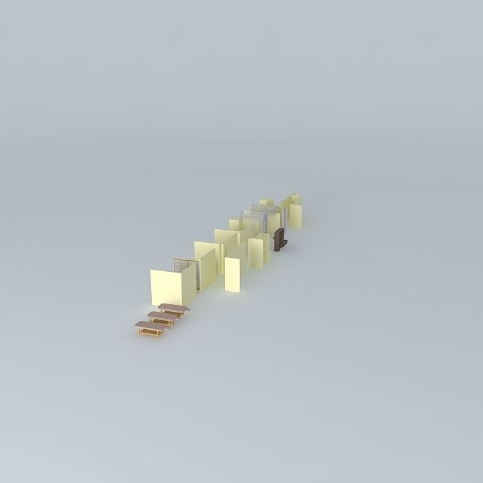 130 building Free 3D model_1