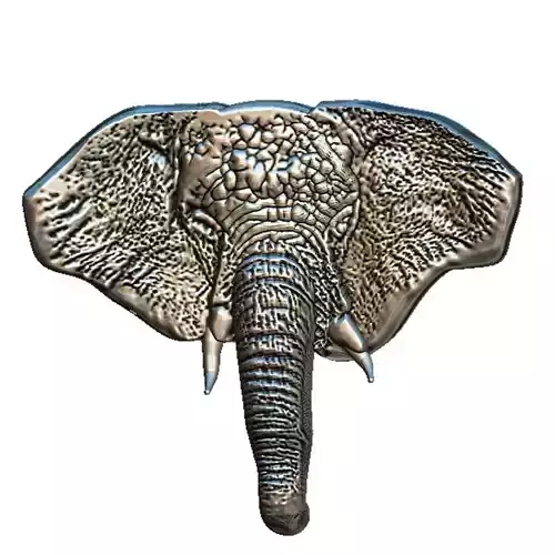 Elephant pendant 3D print model
