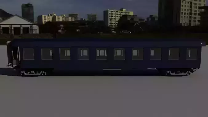 Vintage Railway Passanger Wagon