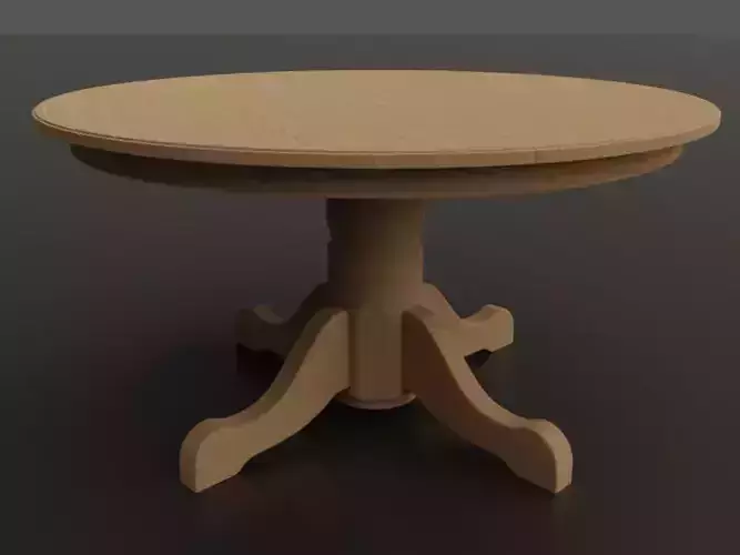 Round Table 3D model