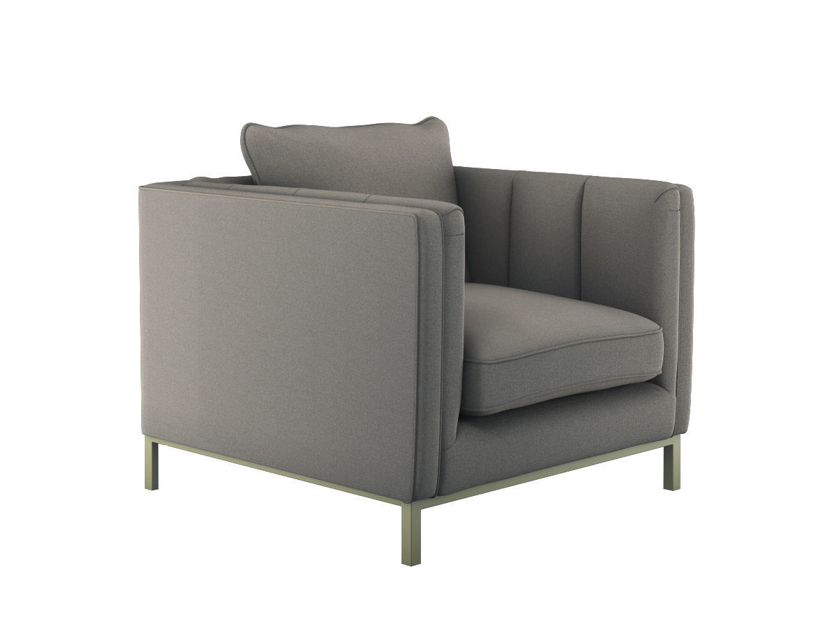 Sofa Collection  Arm Chair and two Seat and three seat Sofa 3D model_2