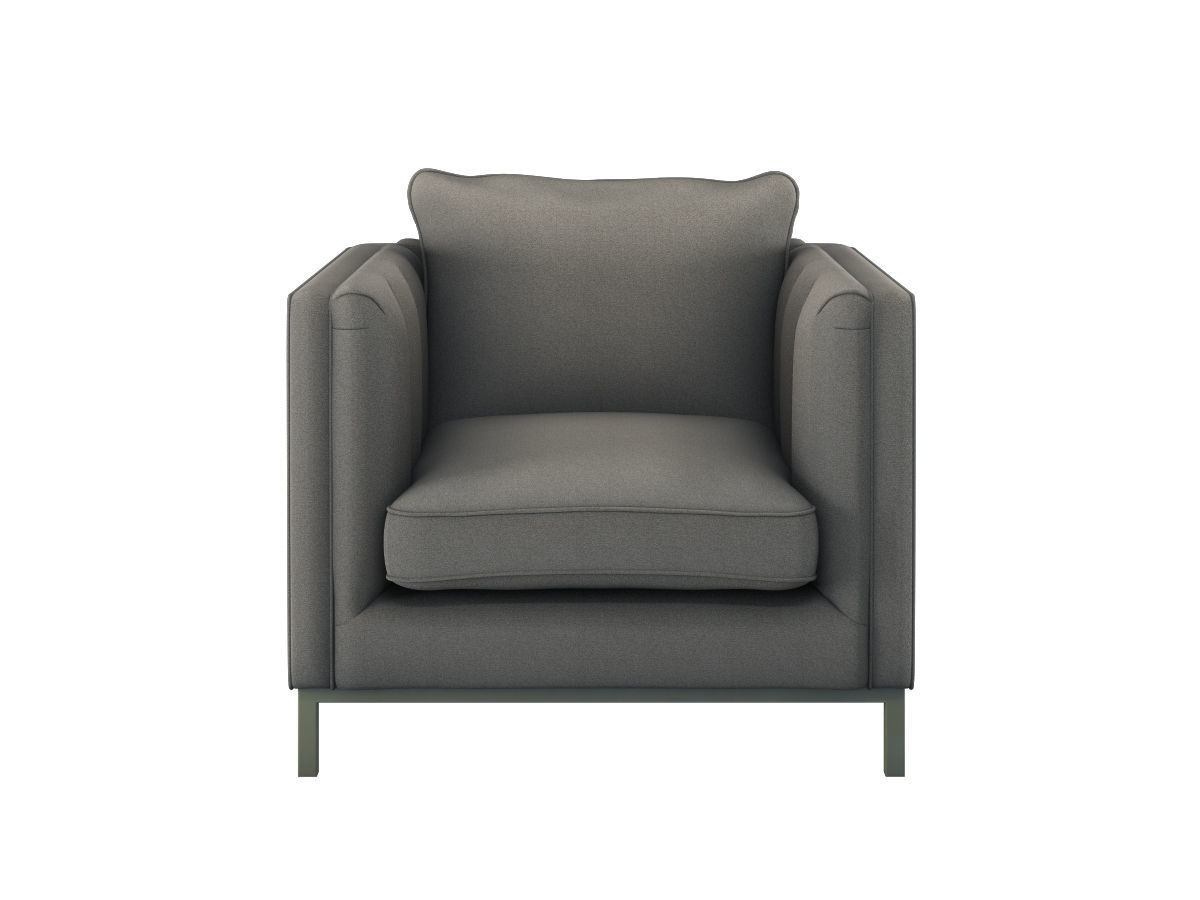 Sofa Collection  Arm Chair and two Seat and three seat Sofa 3D model_1