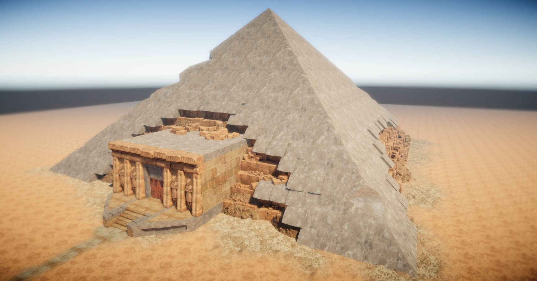 Ancient Pyramid 3D model_8