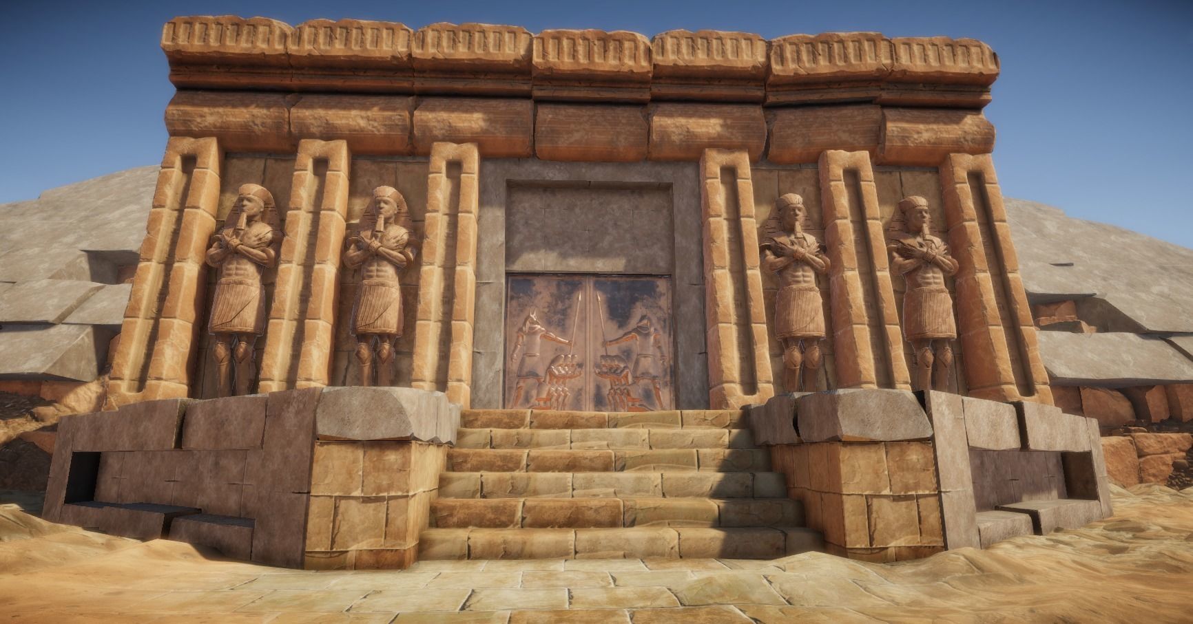 Ancient Pyramid 3D model_9