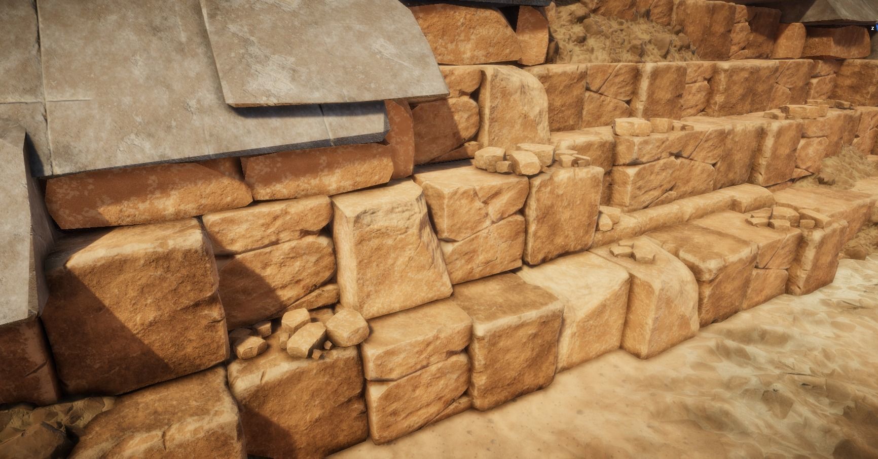 Ancient Pyramid 3D model_6