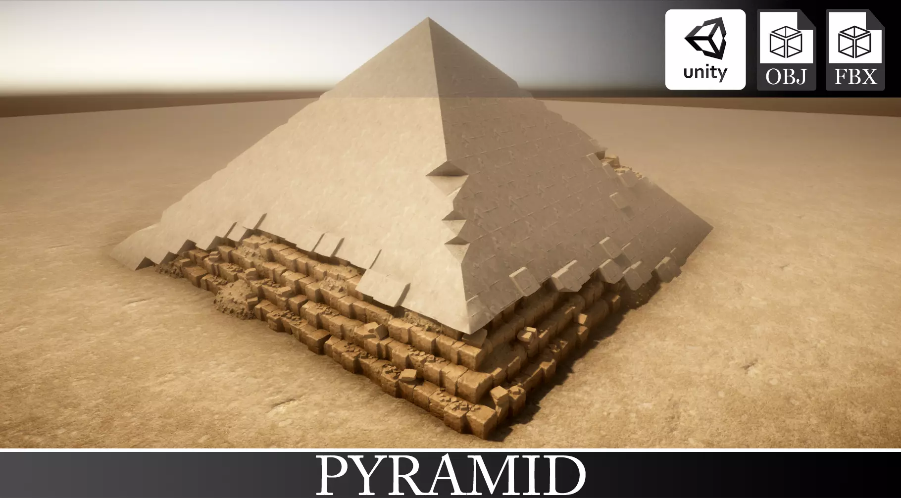 Ancient Pyramid 3D model_0