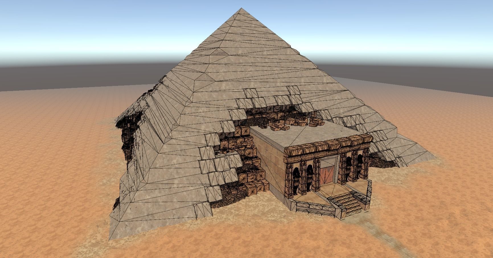 Ancient Pyramid 3D model_14