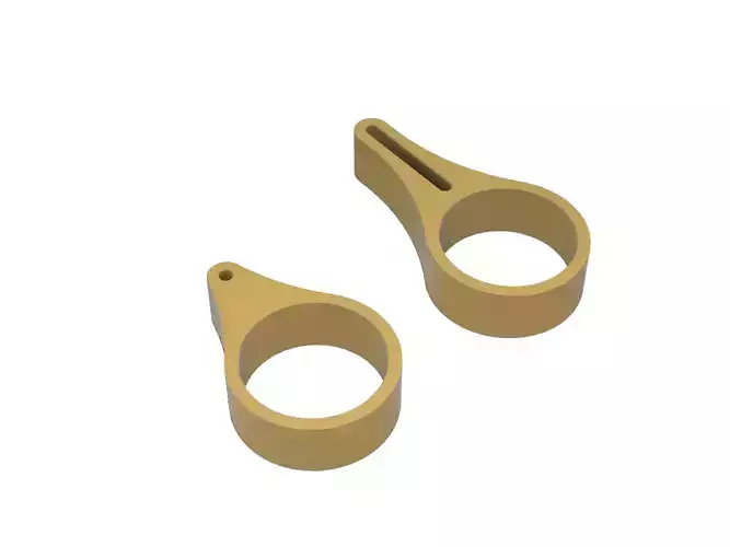 Raptor tail rod guides 