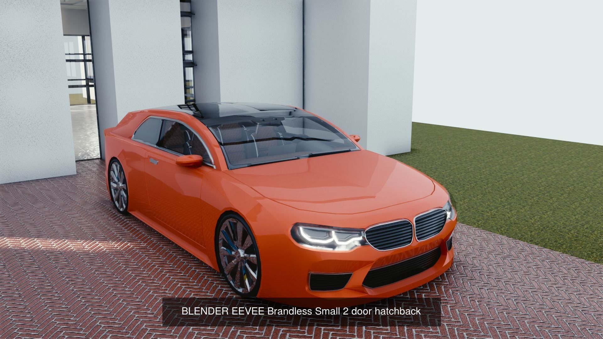 BLENDER EEVEE Brandless 20 car collection volume 1 _9