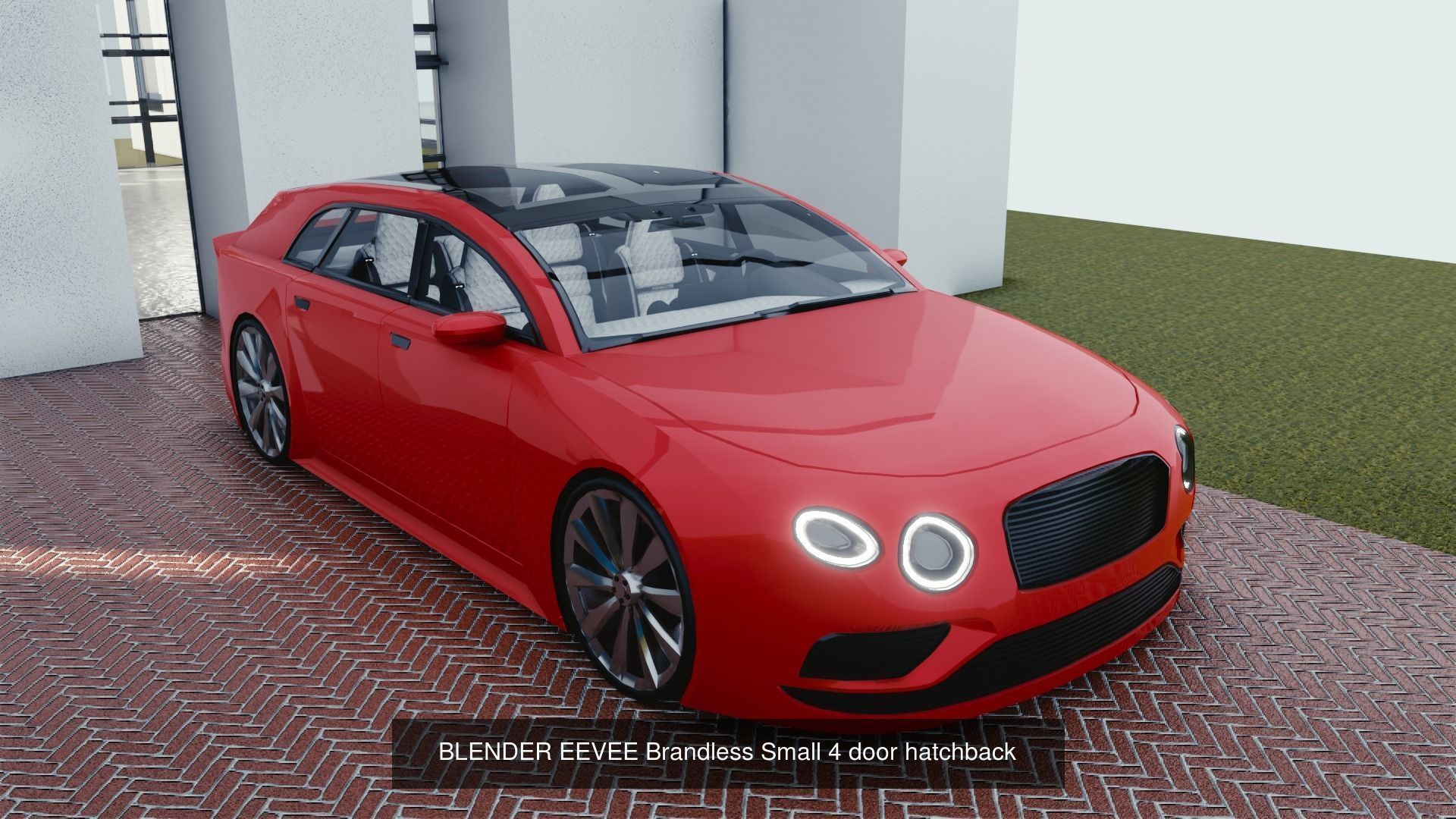 BLENDER EEVEE Brandless 20 car collection volume 1 _4