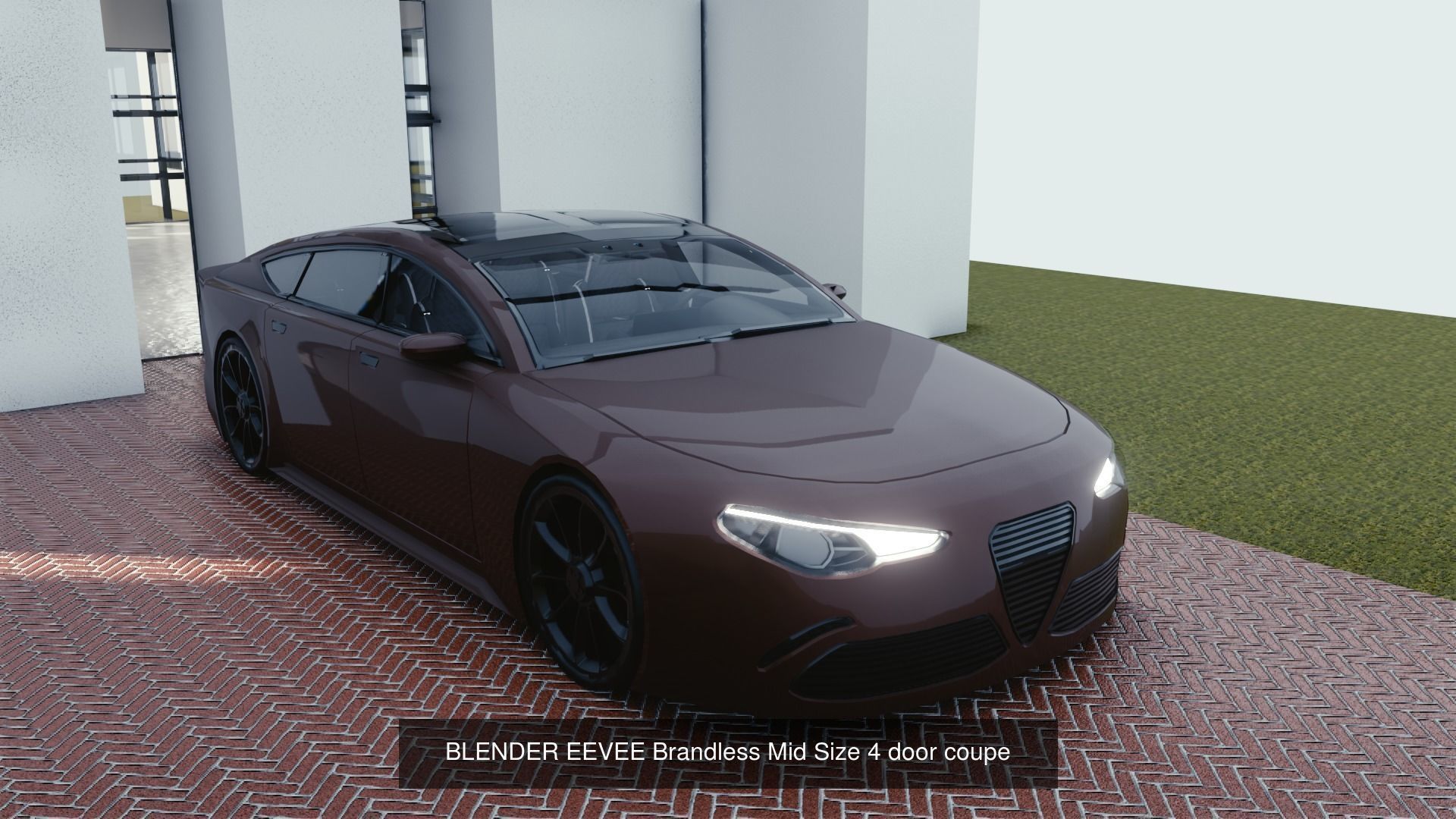 BLENDER EEVEE Brandless 20 car collection volume 1 _14