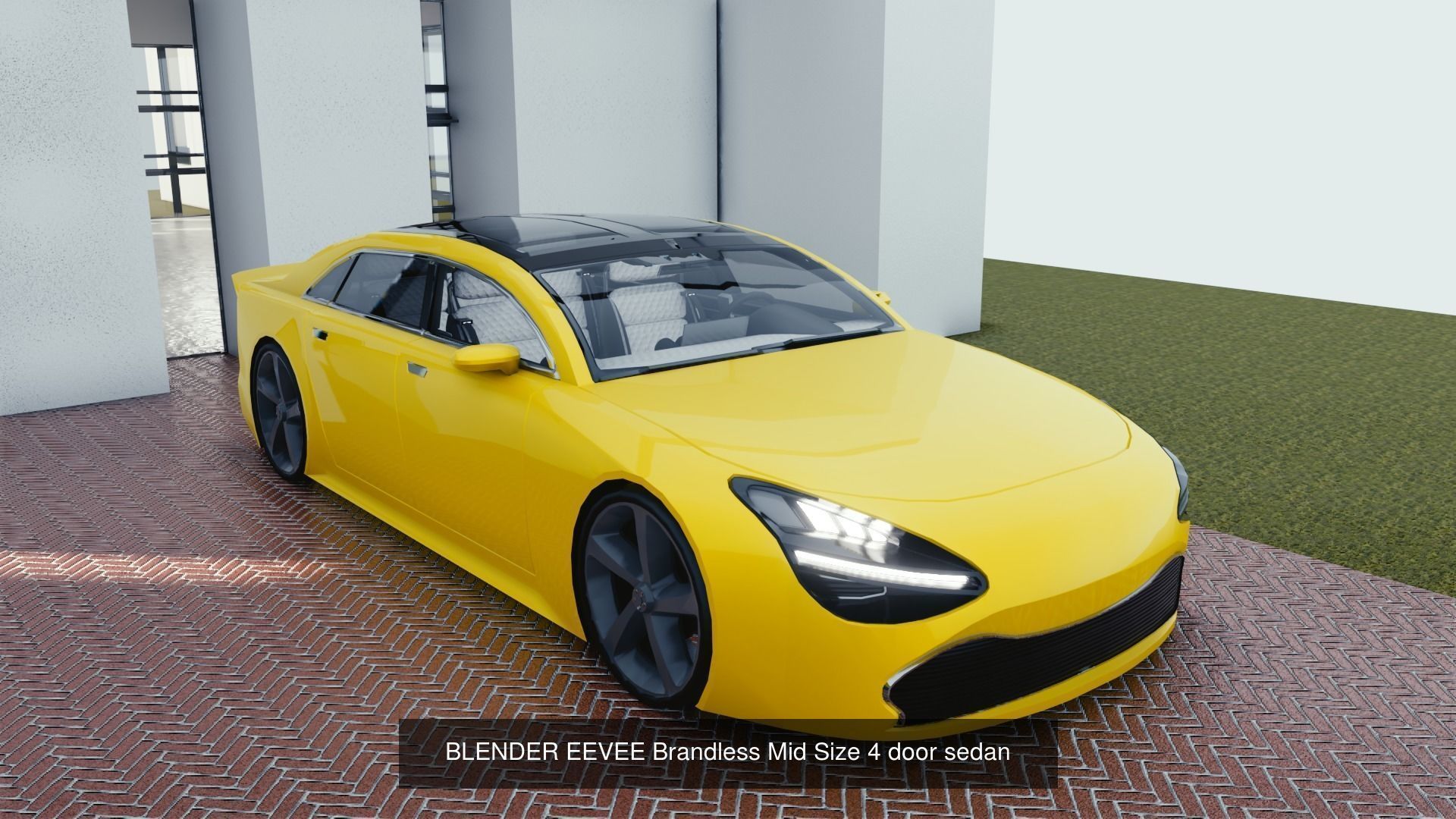 BLENDER EEVEE Brandless 20 car collection volume 1 _19