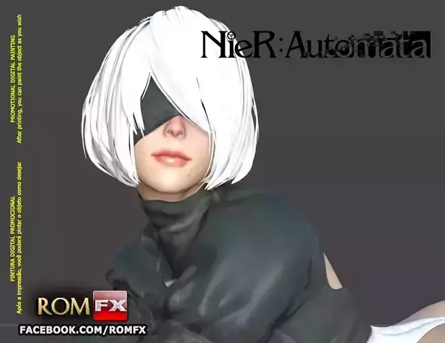 Nier Automata Android  Yorha Sexy - Figure Printable 3D print model