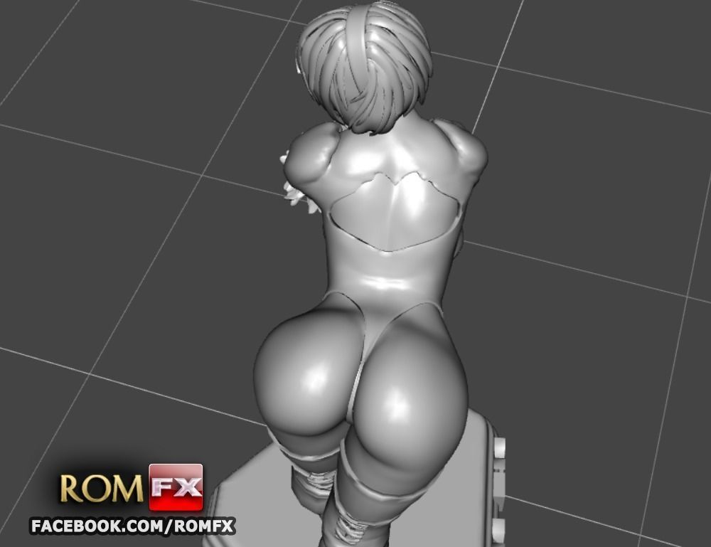 Nier Automata Android Yorha Sexy - Figure Printable 3D print model_10