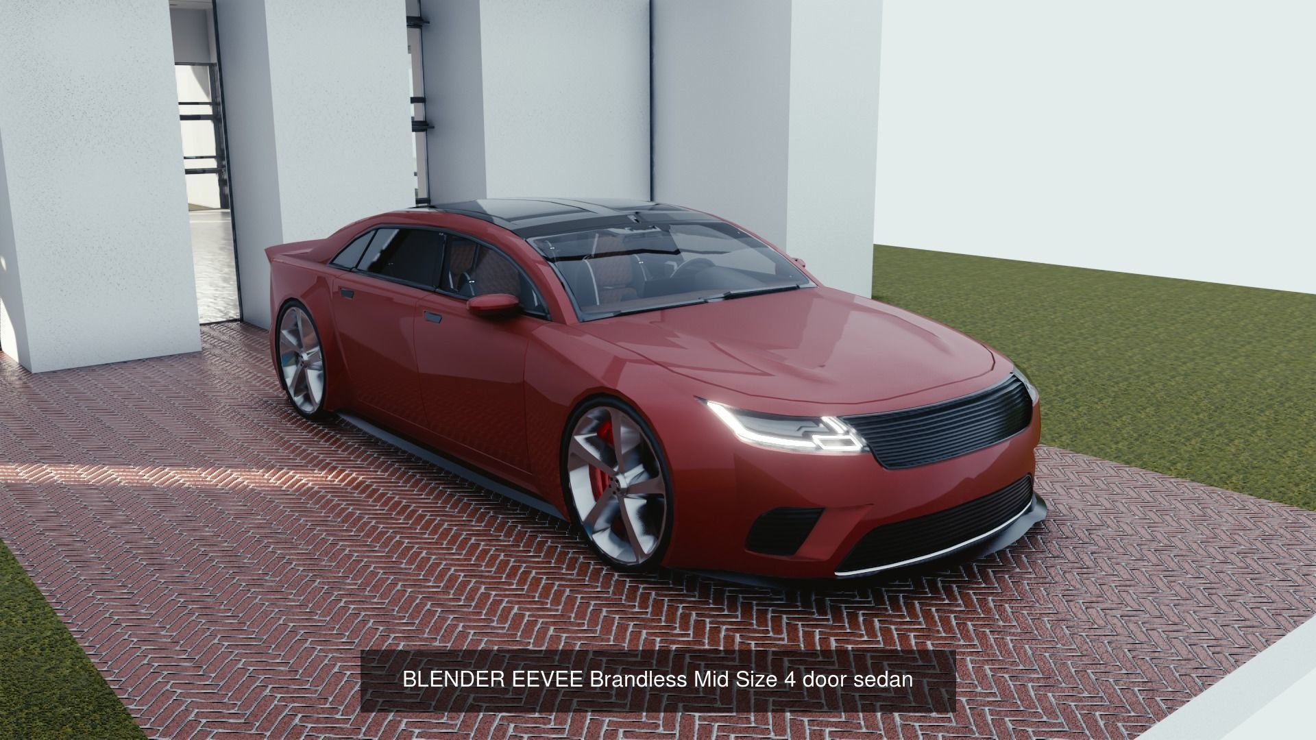 BLENDER EEVEE Brandless 20 car collection volume 3 _17