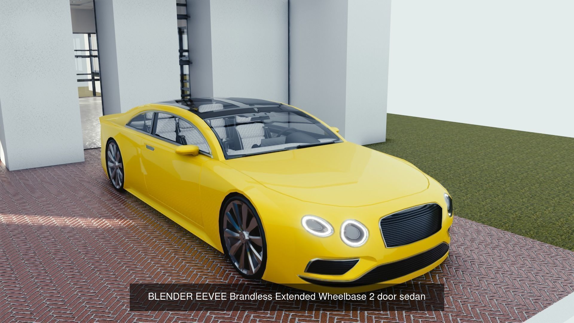 BLENDER EEVEE Brandless 20 car collection volume 3 _9