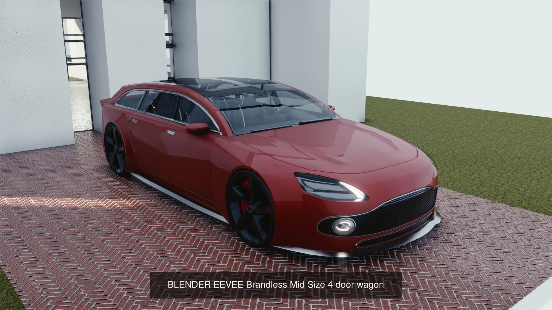 BLENDER EEVEE Brandless 20 car collection volume 4 _5