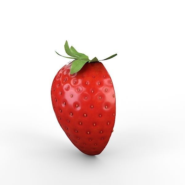 Strawberry Half 3D model_3
