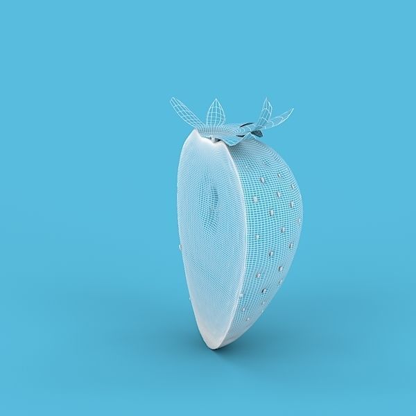 Strawberry Half 3D model_10