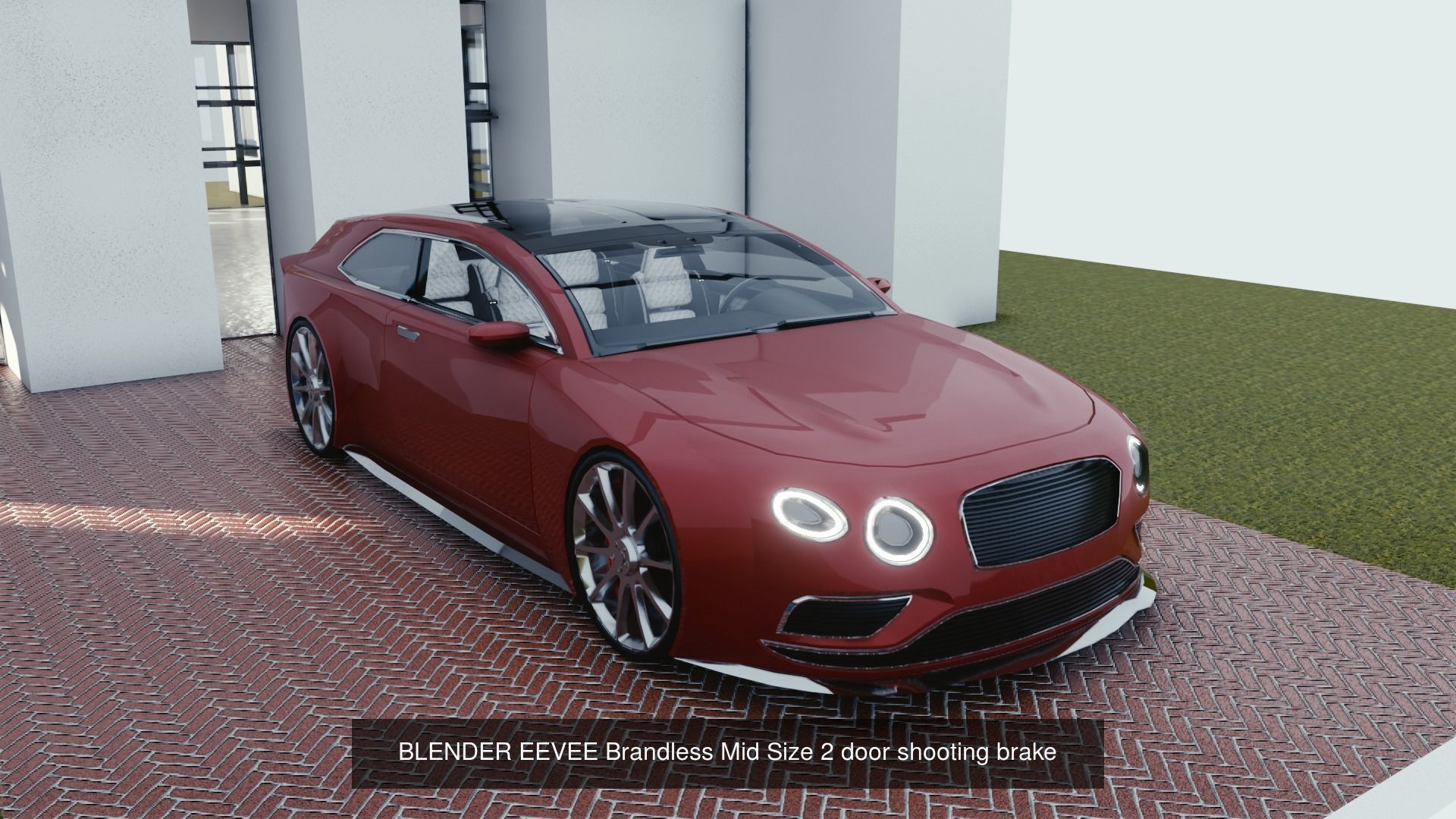 BLENDER EEVEE Brandless 20 car collection volume 5 _12