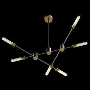 Restoration Hardware Kinetic Chandelier 3D model_5