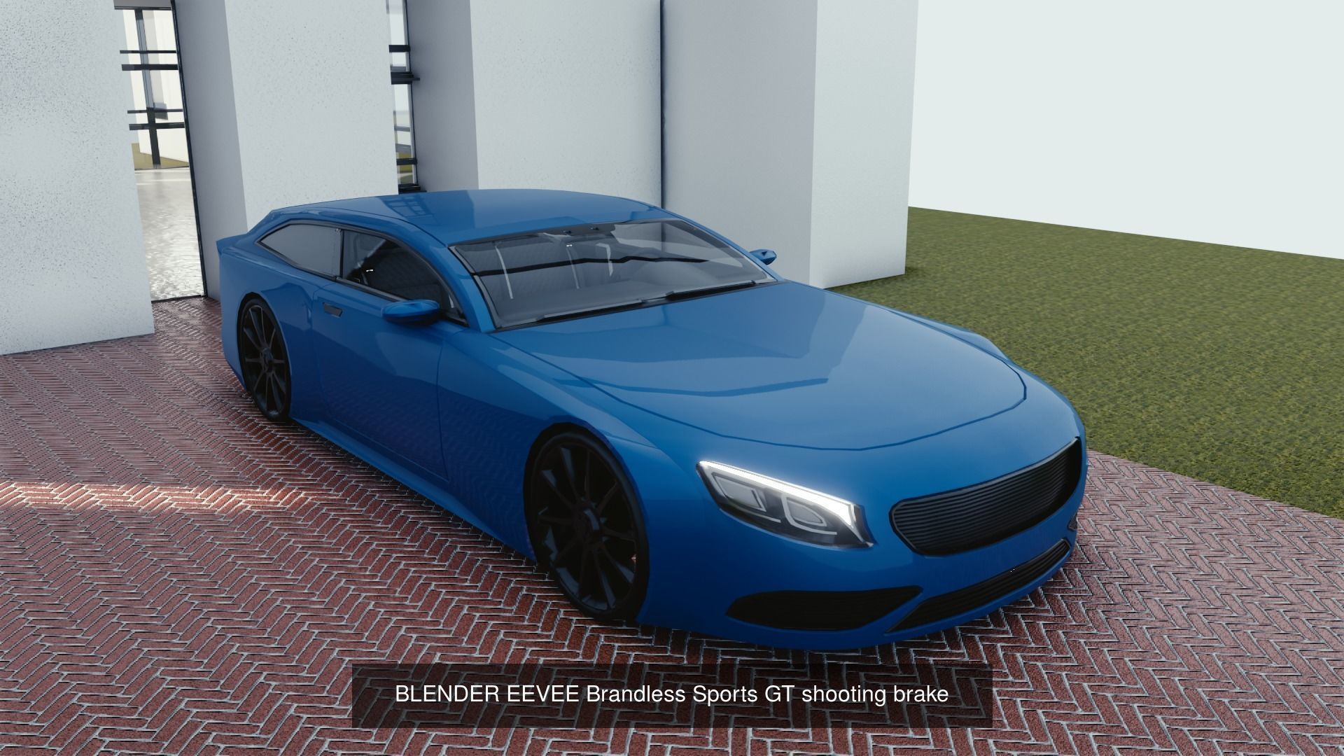 BLENDER EEVEE Brandless 50 car collection volume 1 _83