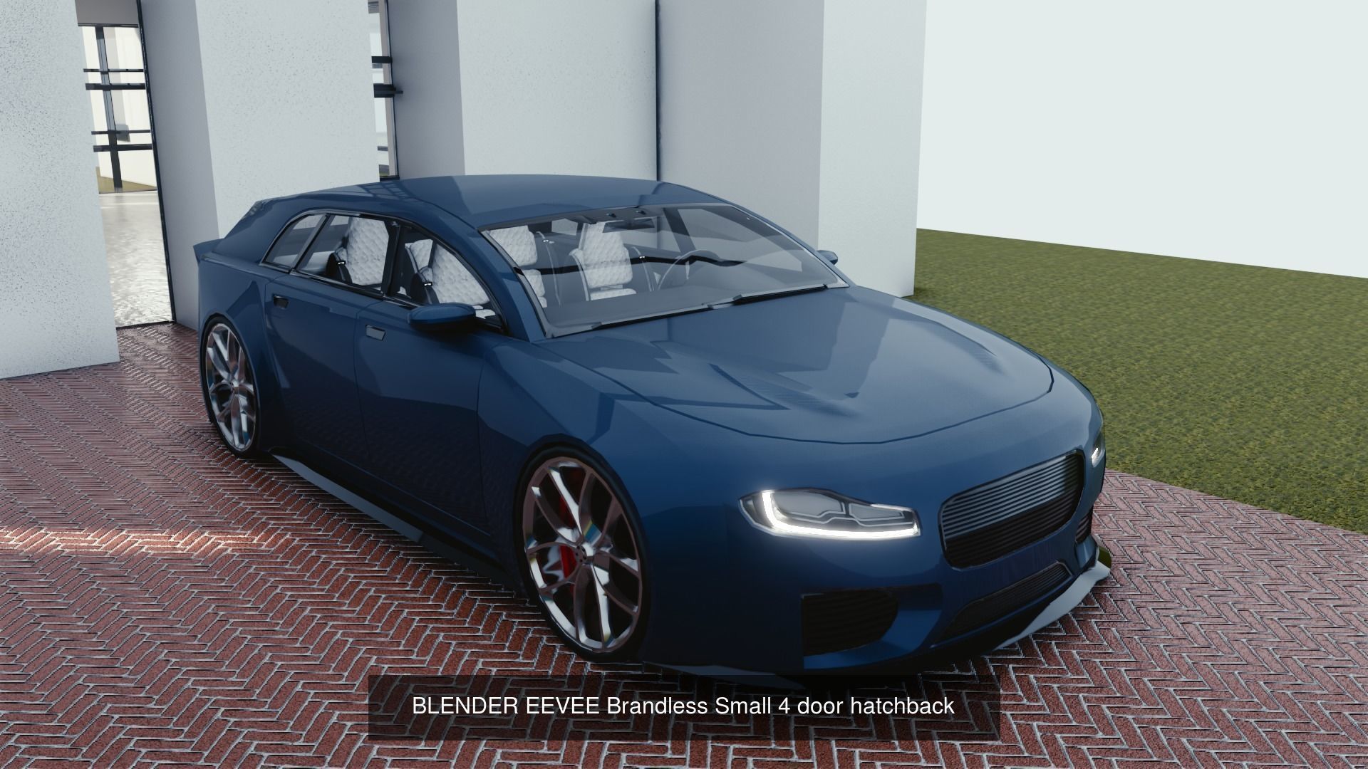 BLENDER EEVEE Brandless 50 car collection volume 1 _9