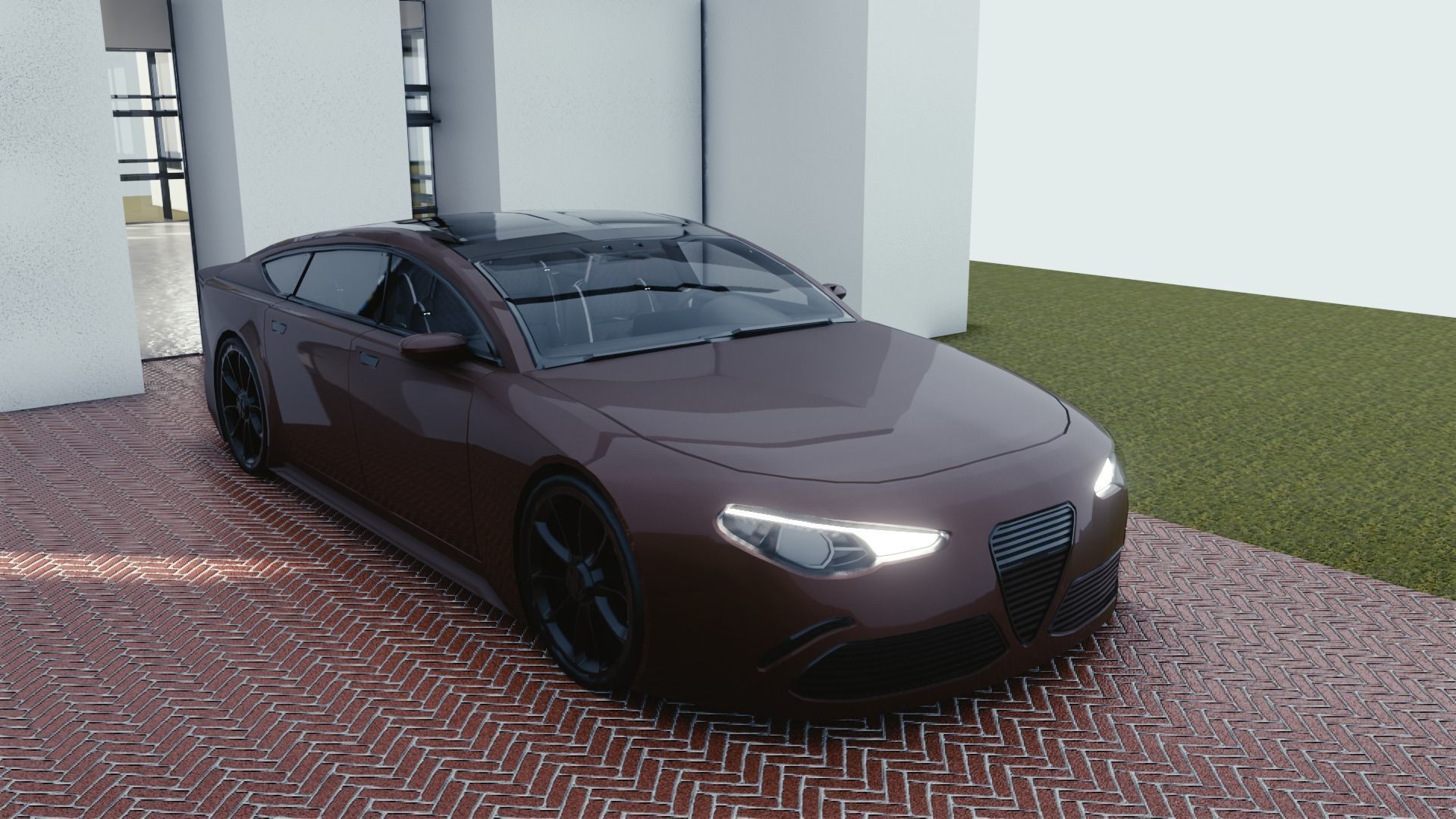 BLENDER EEVEE Brandless 50 car collection volume 1 _72