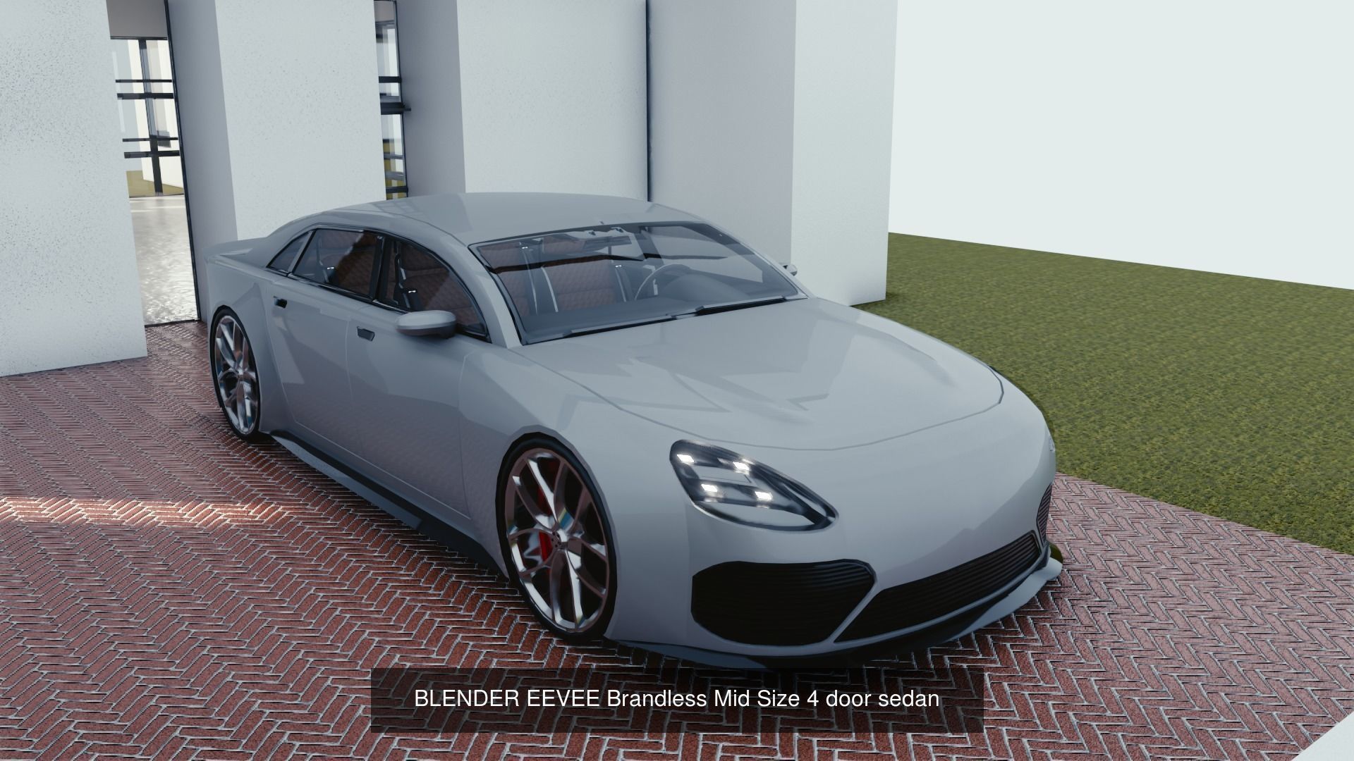 BLENDER EEVEE Brandless 50 car collection volume 1 _99