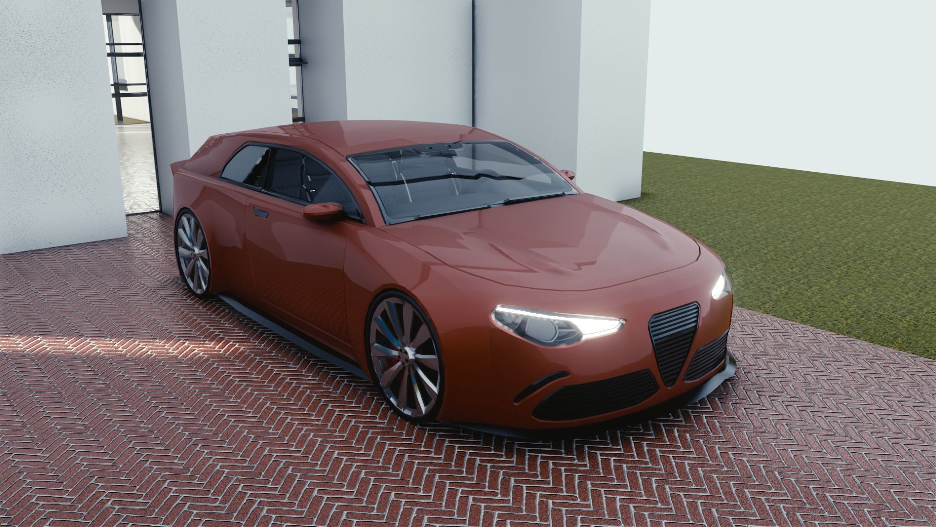 BLENDER EEVEE Brandless 50 car collection volume 1 _90