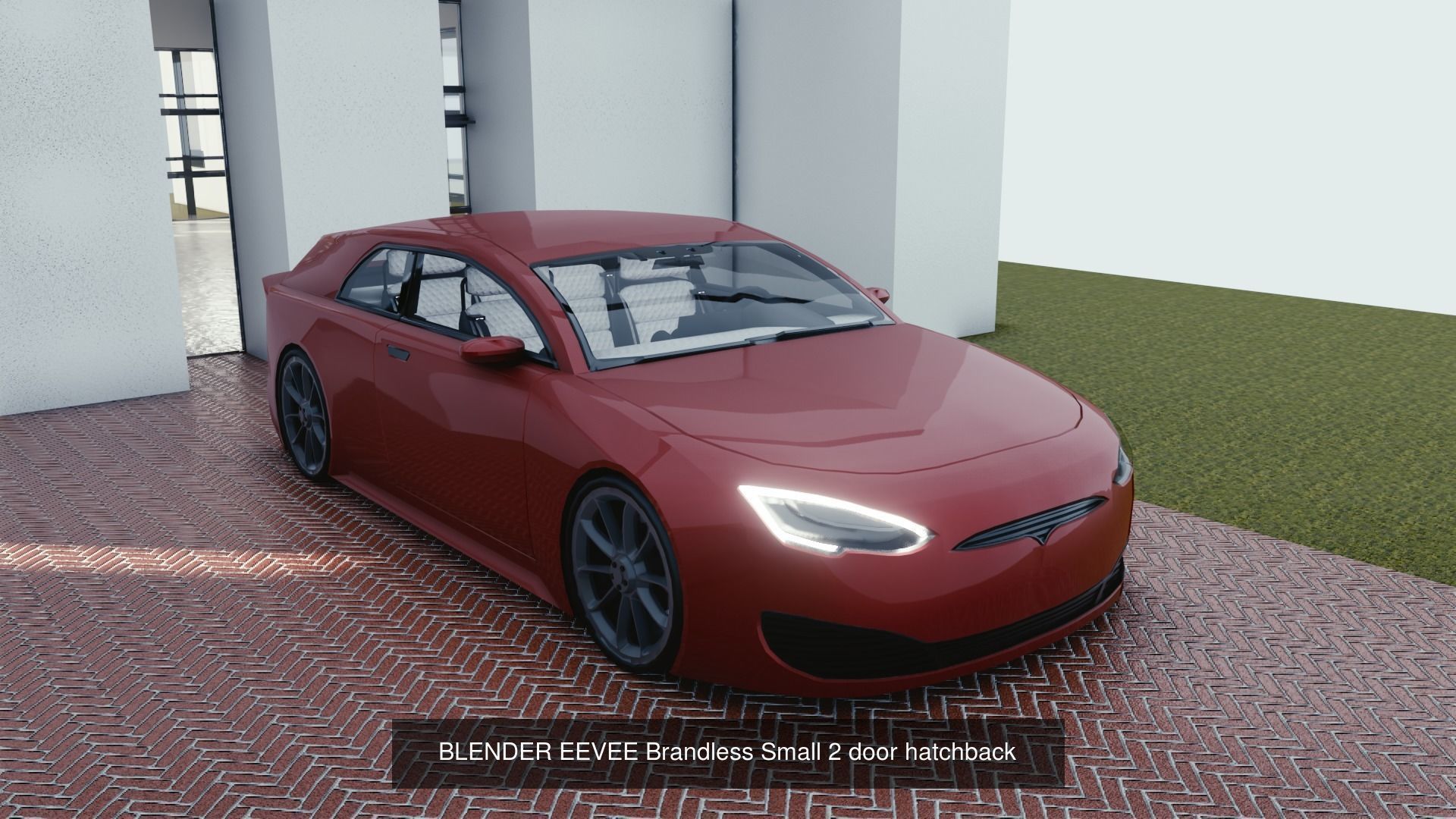 BLENDER EEVEE Brandless 50 car collection volume 1 _17
