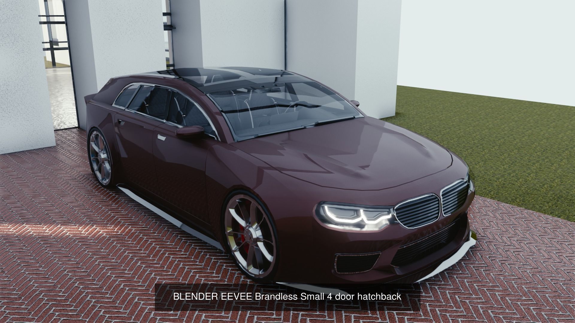 BLENDER EEVEE Brandless 50 car collection volume 1 _87