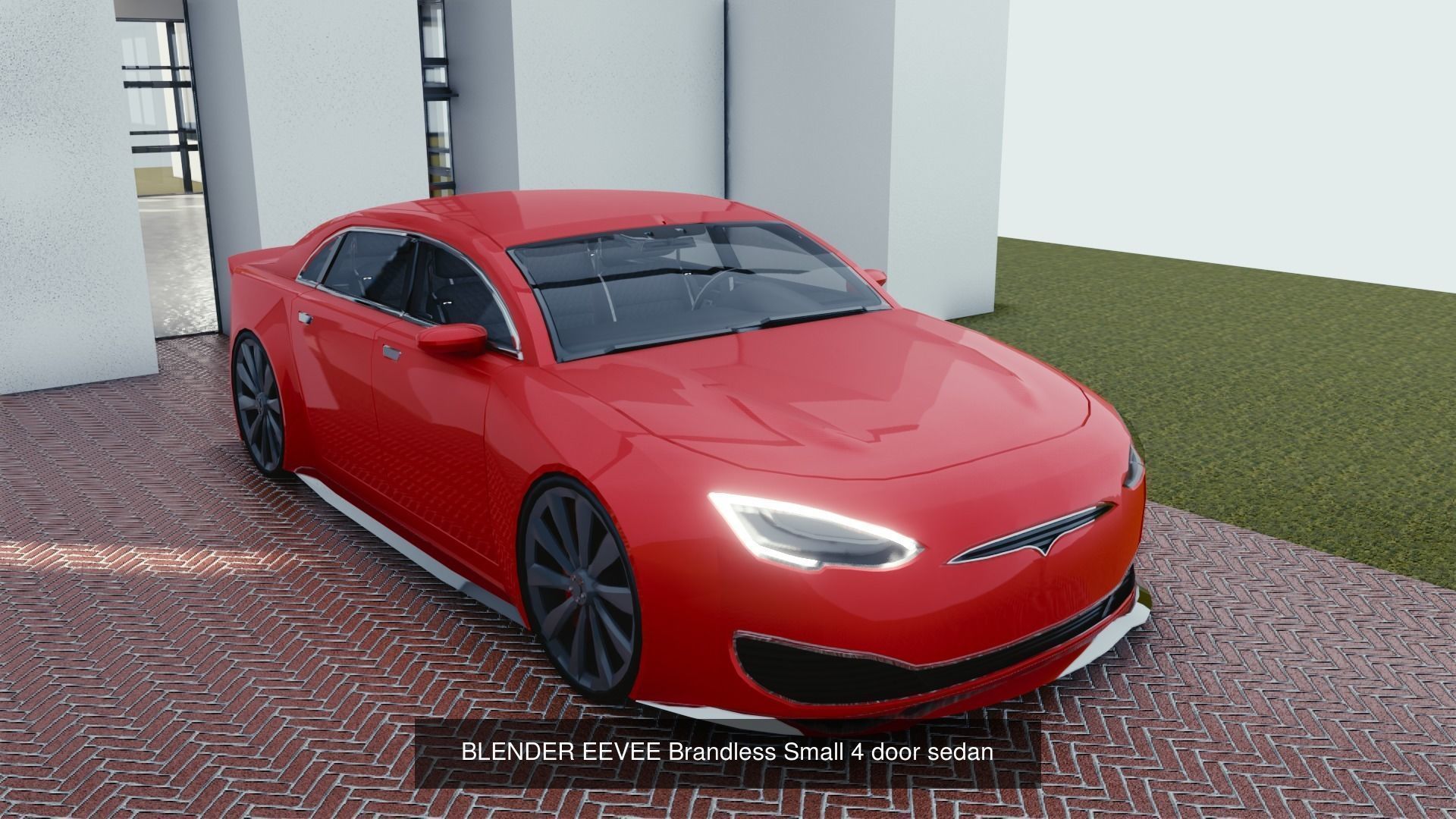 BLENDER EEVEE Brandless 50 car collection volume 1 _33