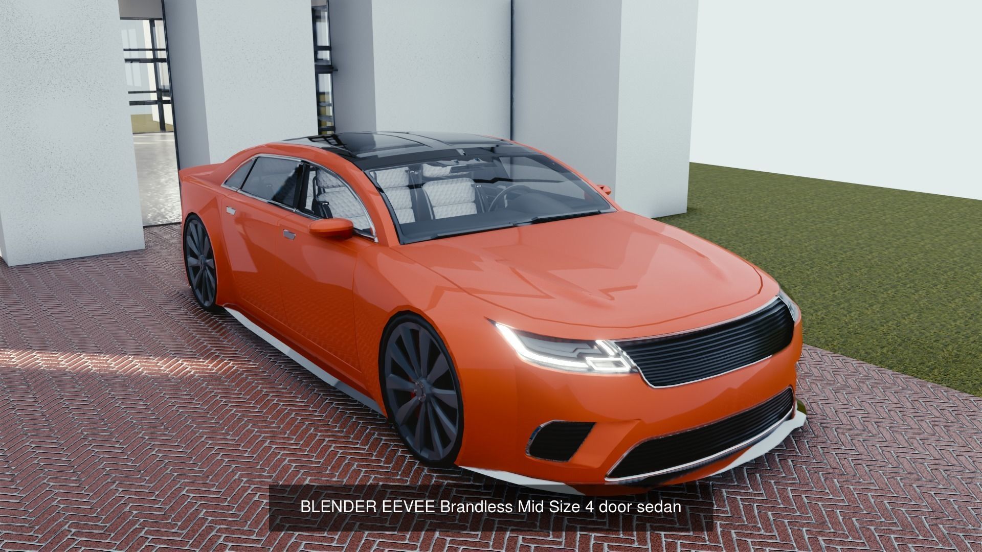 BLENDER EEVEE Brandless 50 car collection volume 1 _81