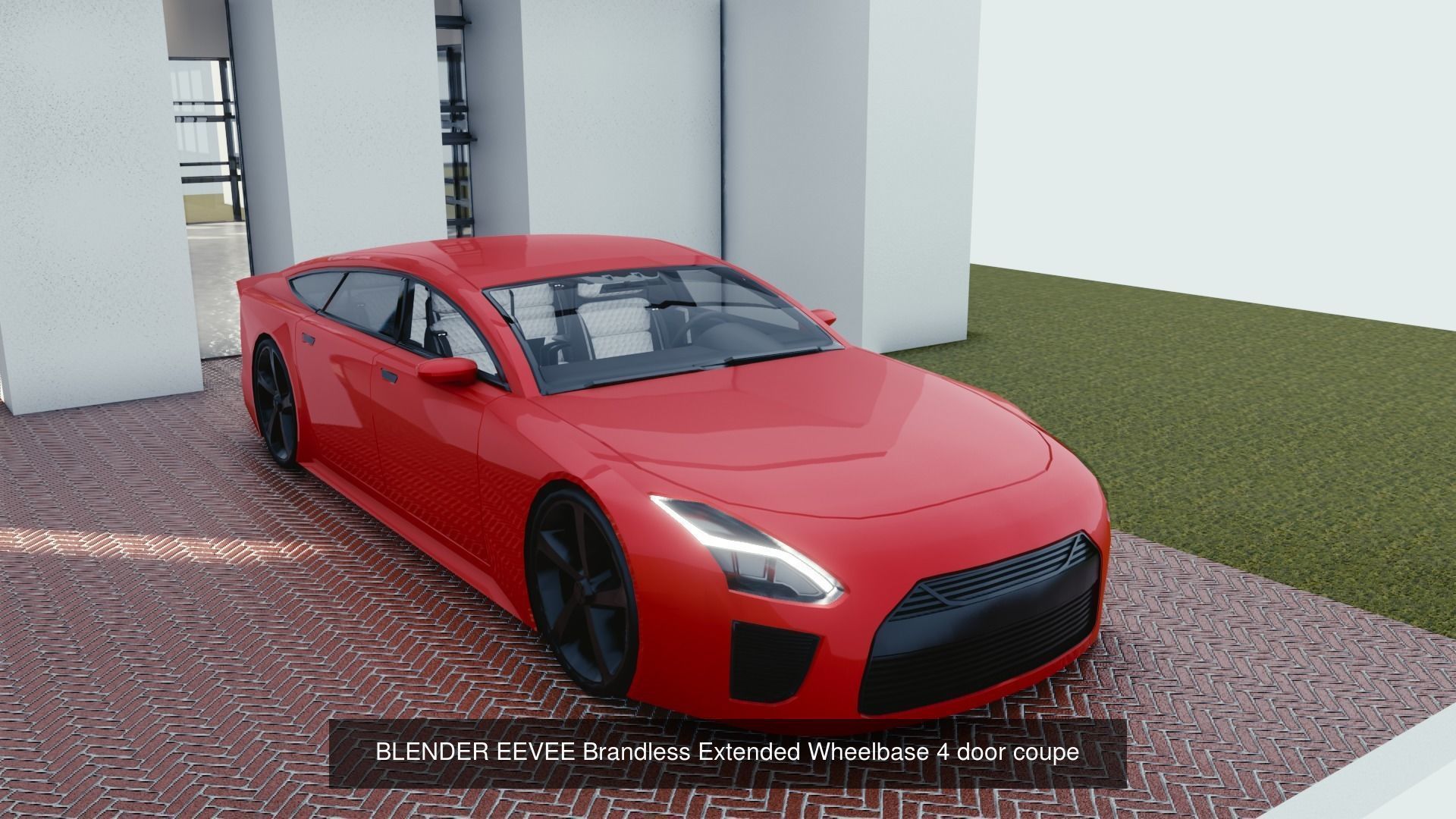 BLENDER EEVEE Brandless 50 car collection volume 1 _63
