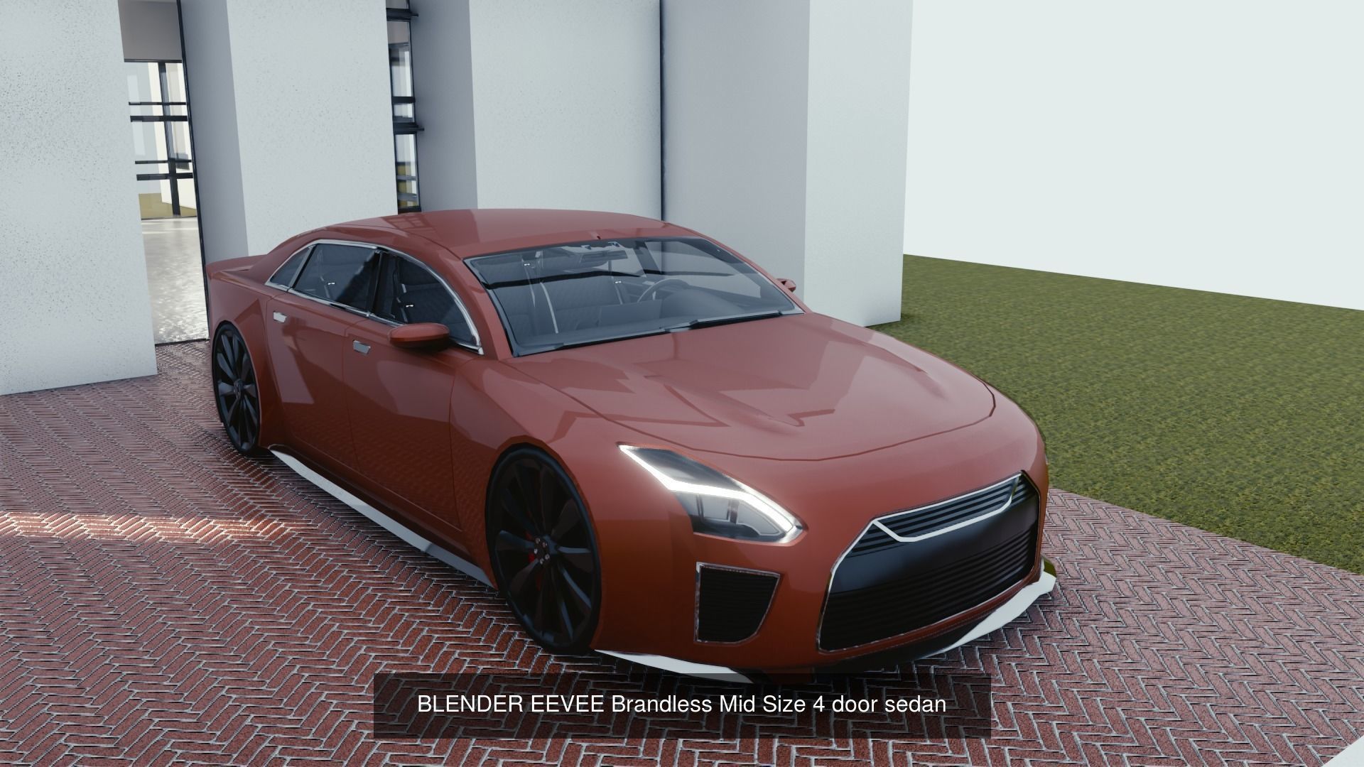BLENDER EEVEE Brandless 50 car collection volume 1 _69