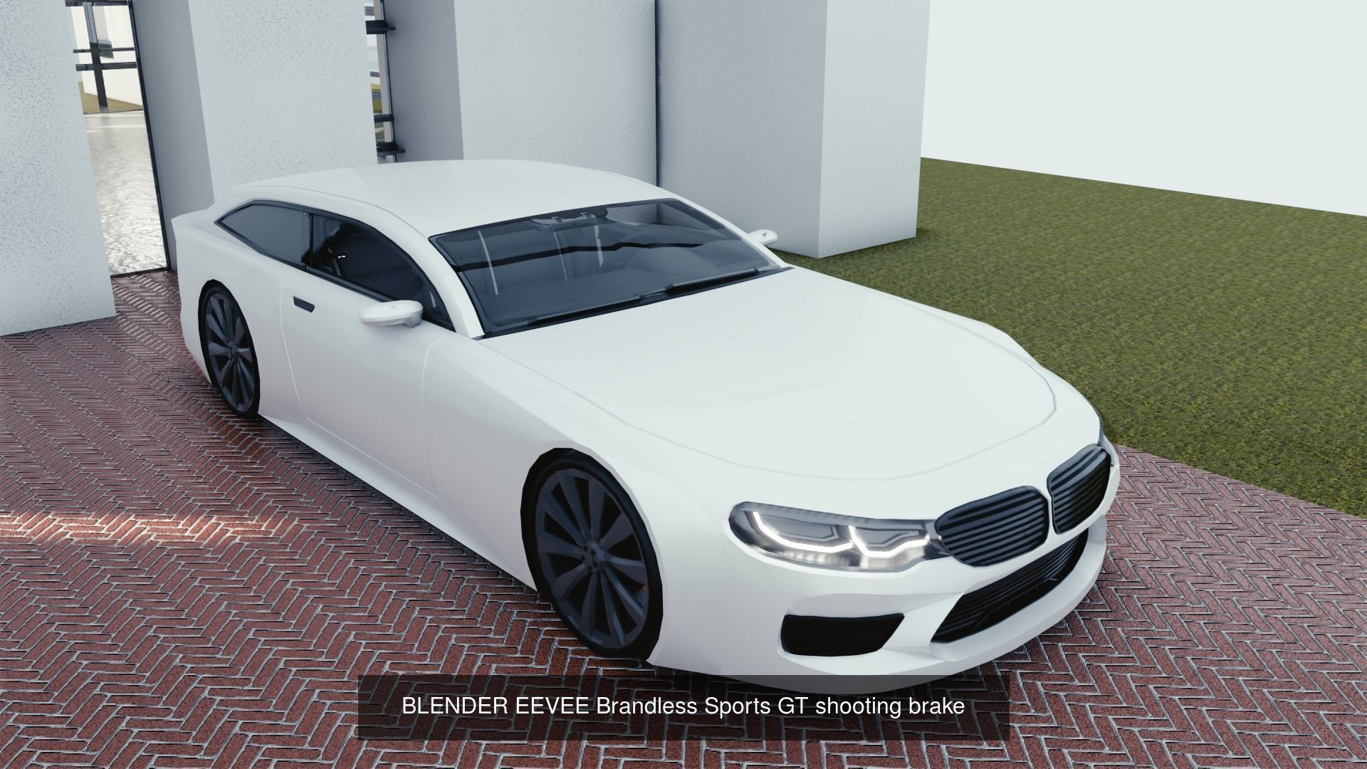 BLENDER EEVEE Brandless 50 car collection volume 1 _49