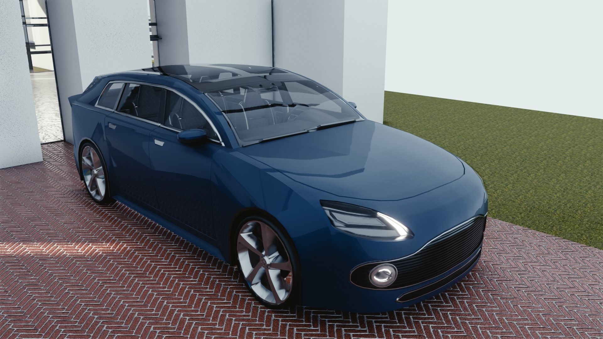 BLENDER EEVEE Brandless 50 car collection volume 1 _52