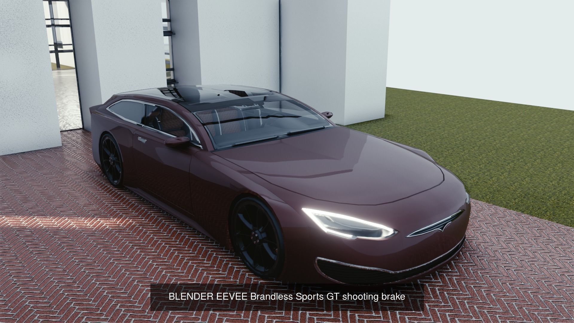 BLENDER EEVEE Brandless 50 car collection volume 1 _73