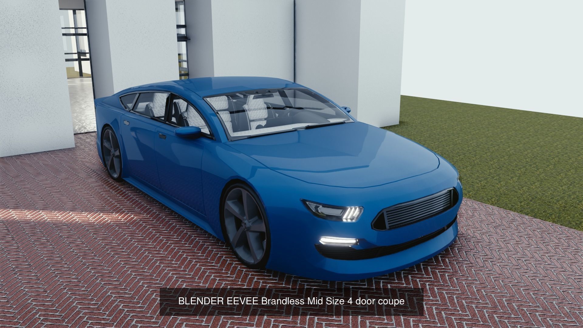 BLENDER EEVEE Brandless 50 car collection volume 1 _19