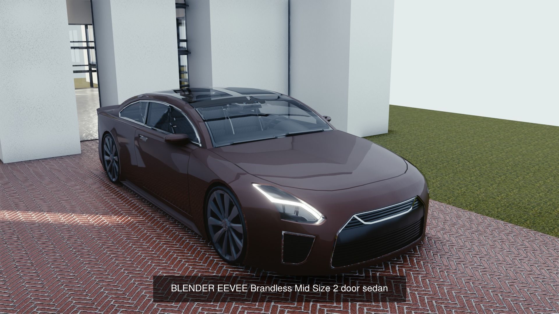 BLENDER EEVEE Brandless 50 car collection volume 1 _27
