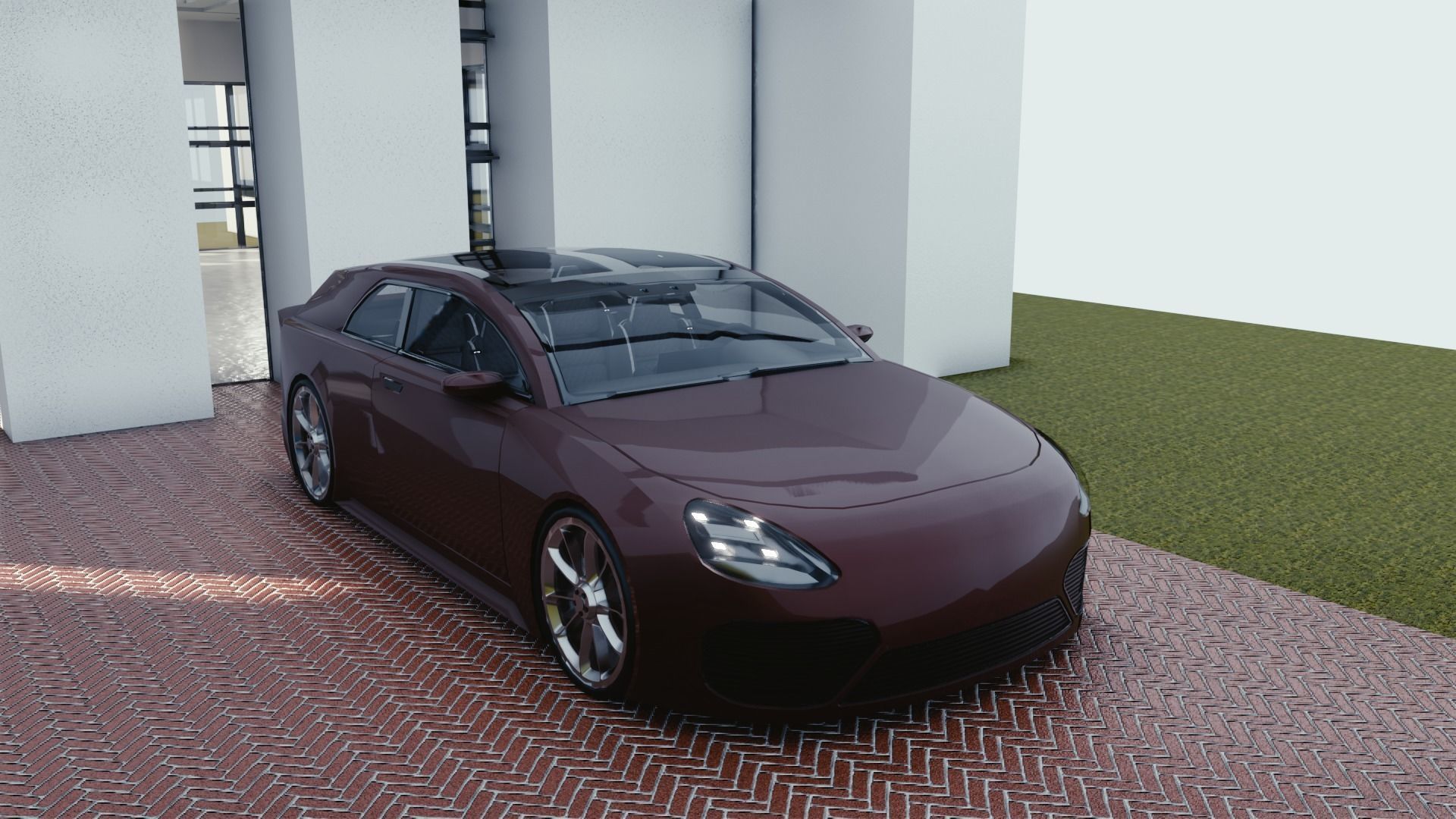 BLENDER EEVEE Brandless 50 car collection volume 1 _80