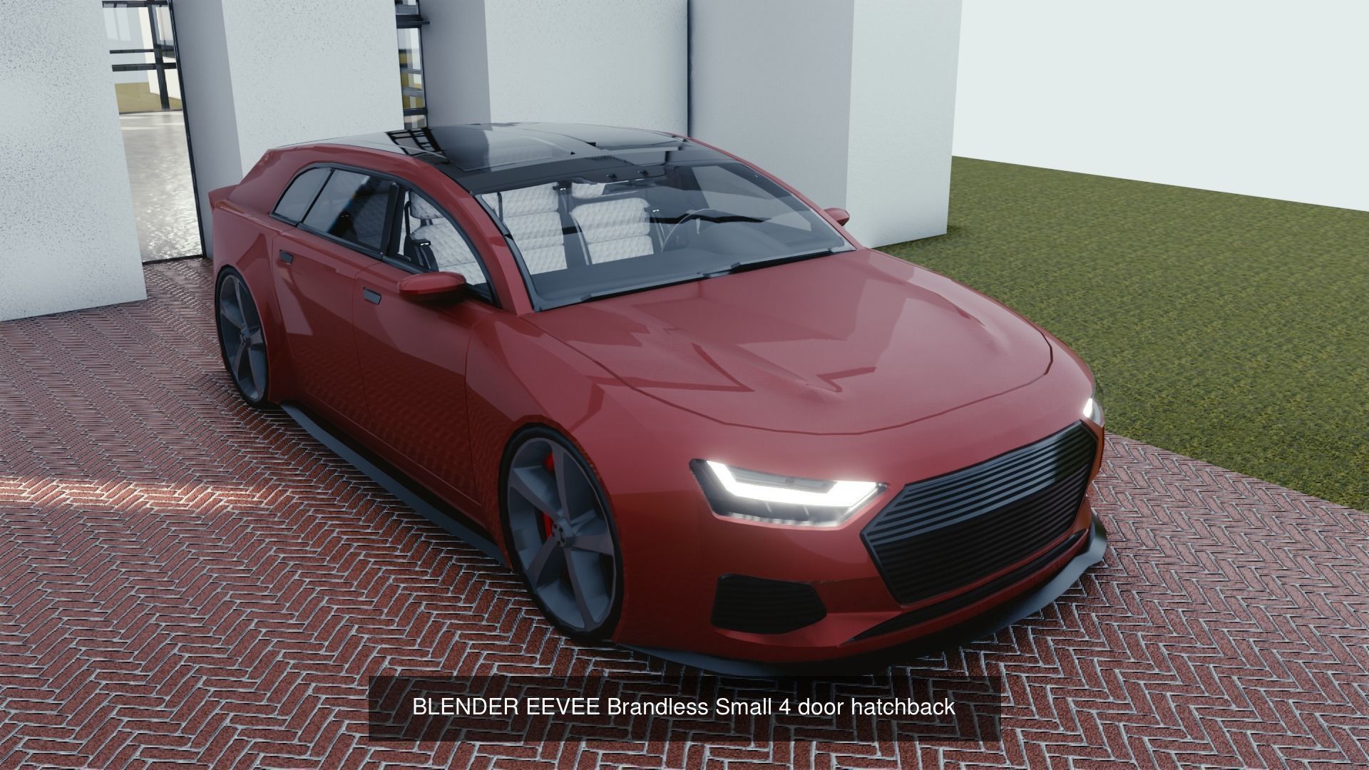 BLENDER EEVEE Brandless 50 car collection volume 1 _61