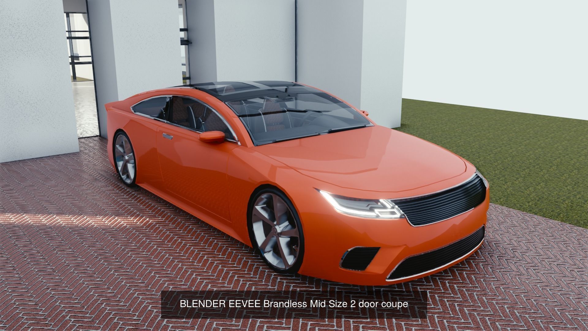BLENDER EEVEE Brandless 50 car collection volume 1 _77