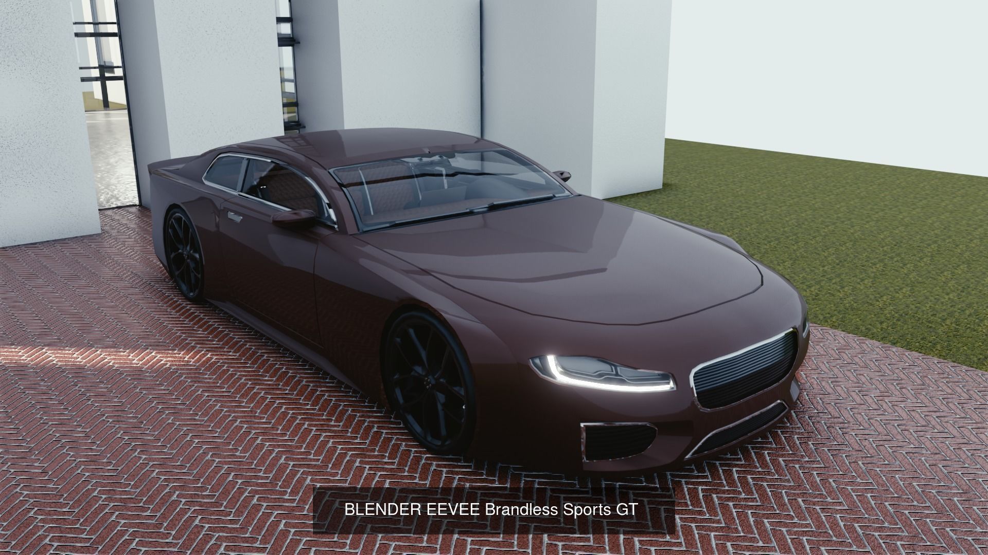 BLENDER EEVEE Brandless 50 car collection volume 1 _85