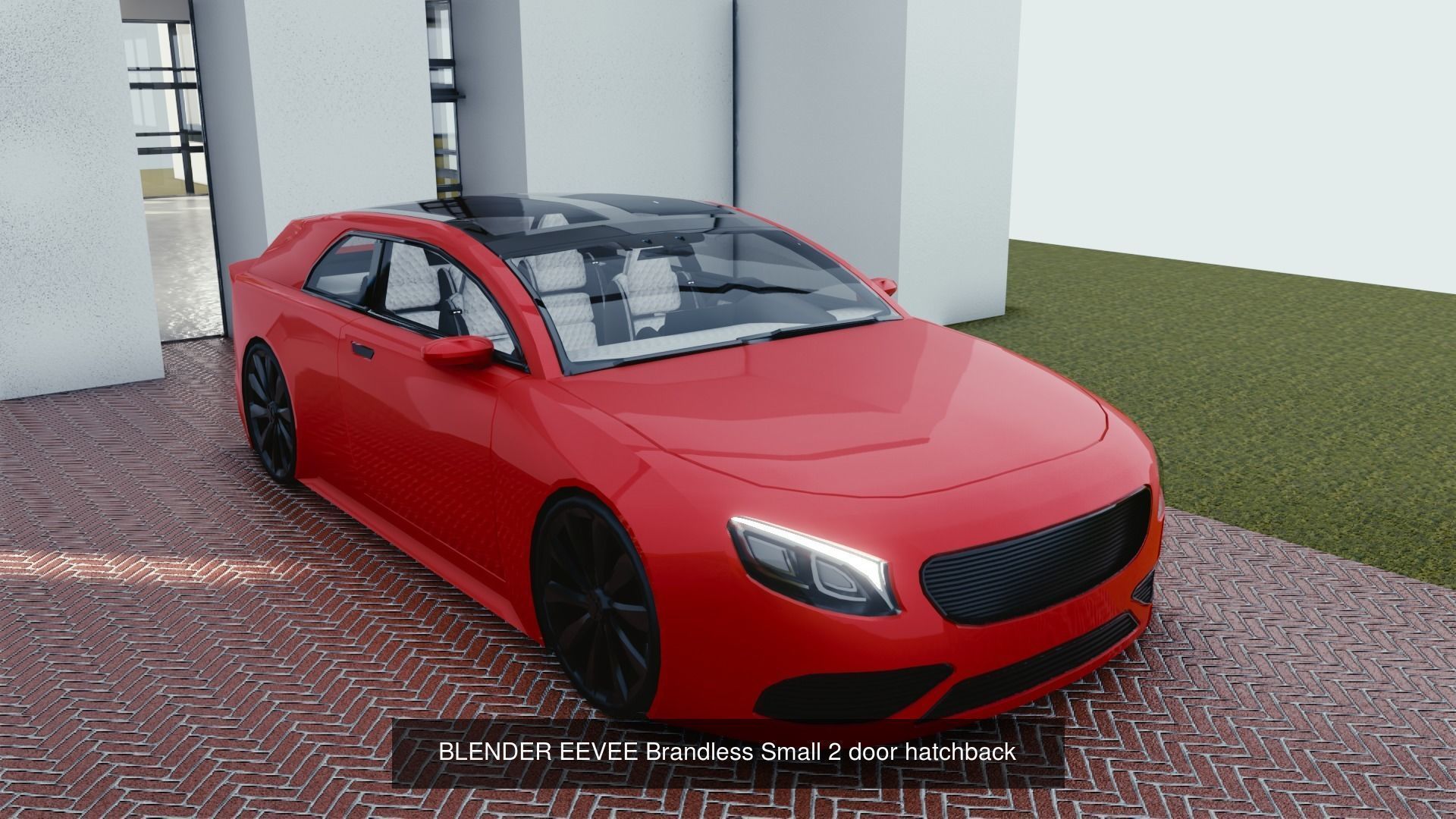 BLENDER EEVEE Brandless 50 car collection volume 1 _59